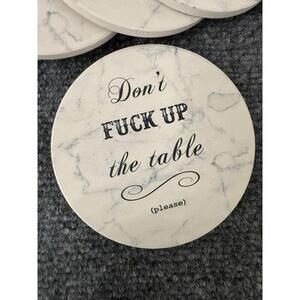 Don’t F* Up the Table” Coasters – Classy, Sassy & a Little Bit Sweary**